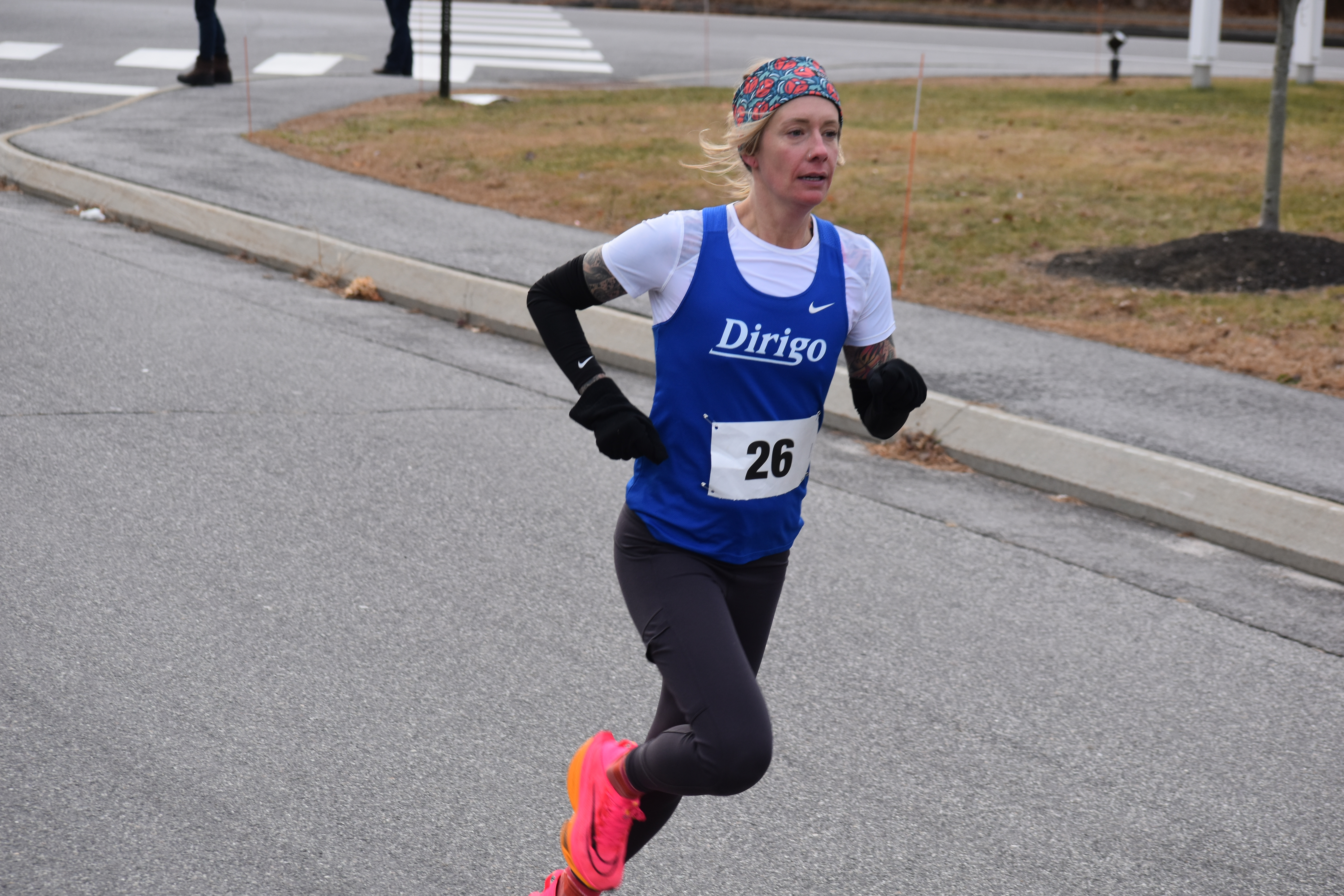 Cait Bourgault at the Ugly Sweater 5K.