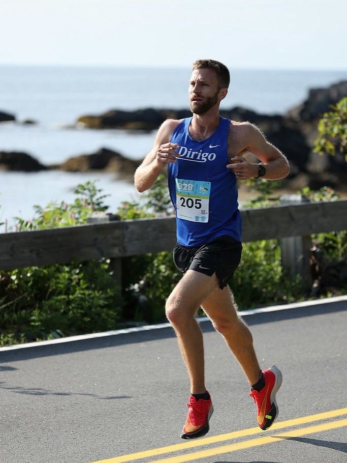 Nick Denari at Beach to Beacon 2025.