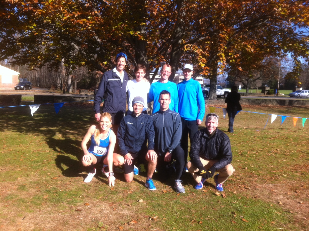 Dirigo men and women at the 2012 USATF New England Cross Country Championships.